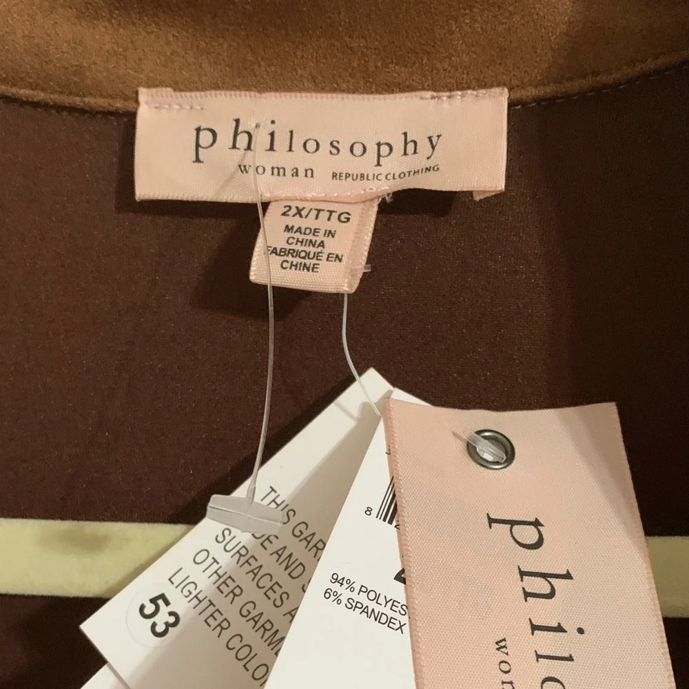 Philosophy Tan Women's Blazer - Picture 2 of 8